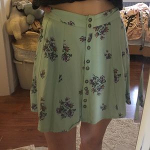 Floral Mini Skirt